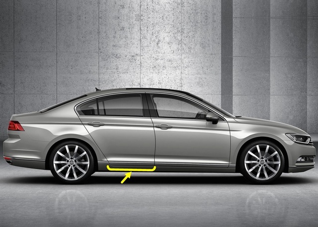 VW Passat B8 2015-19 Sağ Arka Kapı Bandı Çıtası Kromaj 3G0853334A