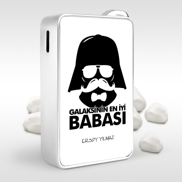 Kişiye Özel Galaksinin En İyi Babası Tasarımlı Metal Çakmak - 1