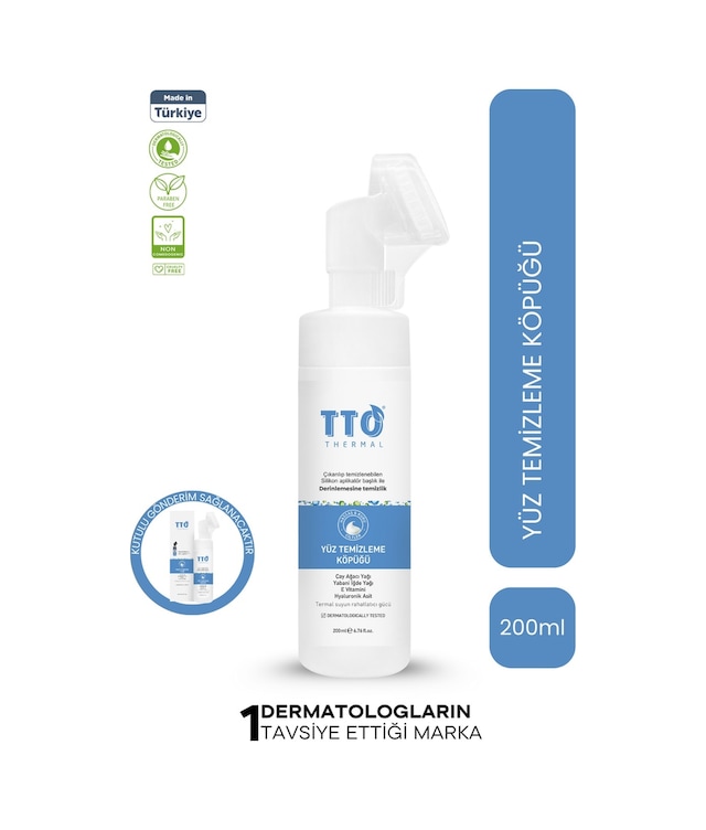 Tto Çay Ağacı Özlü Aplikatörlü Yüz Temizleme Köpüğü 200 ML