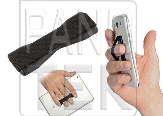 akilli telefonlar ve tabletler icin lastikli parmak tutucu