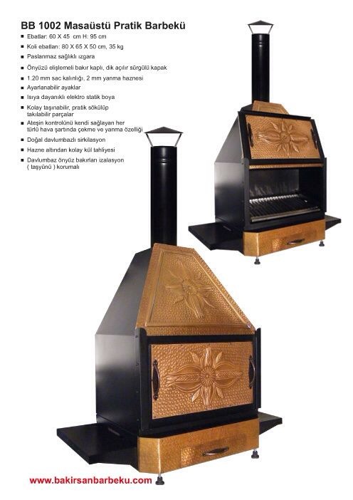 Bakir Barbeku Set Ustu Bb 1002 Fiyatlari Ve Ozellikleri
