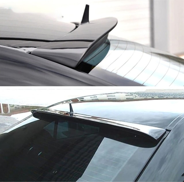 Mercedes W211 E Sınıfı Cam Üstü Spoiler Piona Black Spoyler 02-05