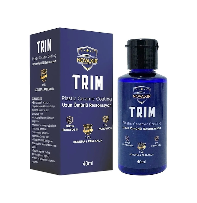 Trim Plastik Seramik Kaplama 1 Yıl Parlaklık & Koruma