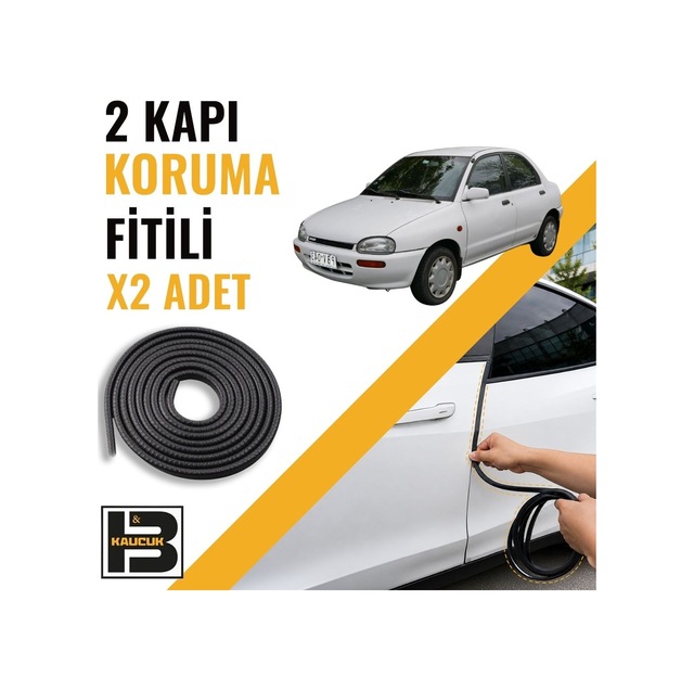 Mazda 121 1991-1998 Kapı Koruma Fitili-iki Kapı-siyah-bm1186