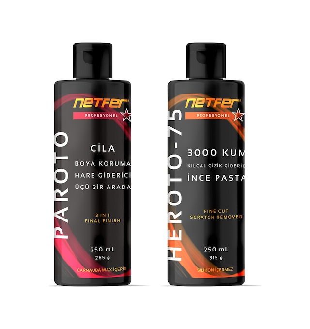 Netfer 2'li İnce Pasta Cila Set - 2x250 Ml
