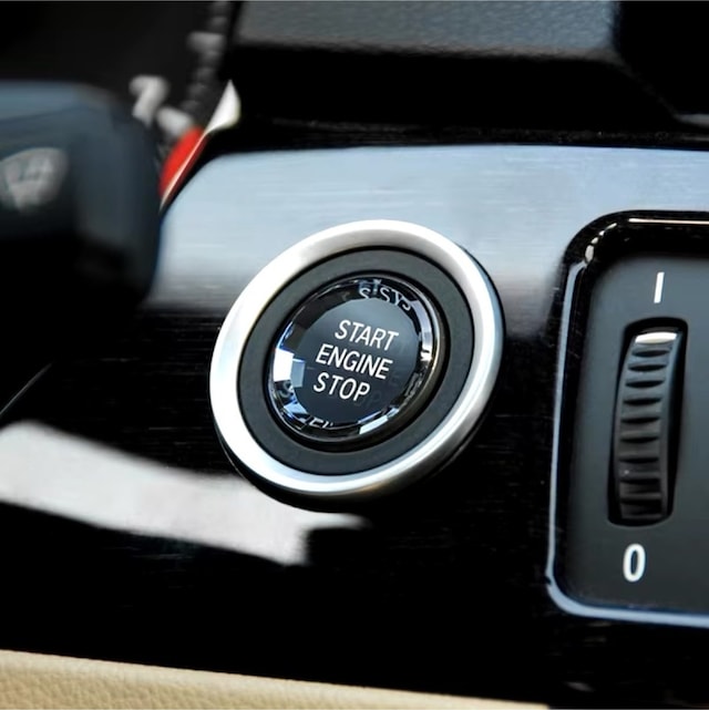 Bmw X6 Serisi E71 Kristal Start Stop Tuşu Siyah 2007-2014