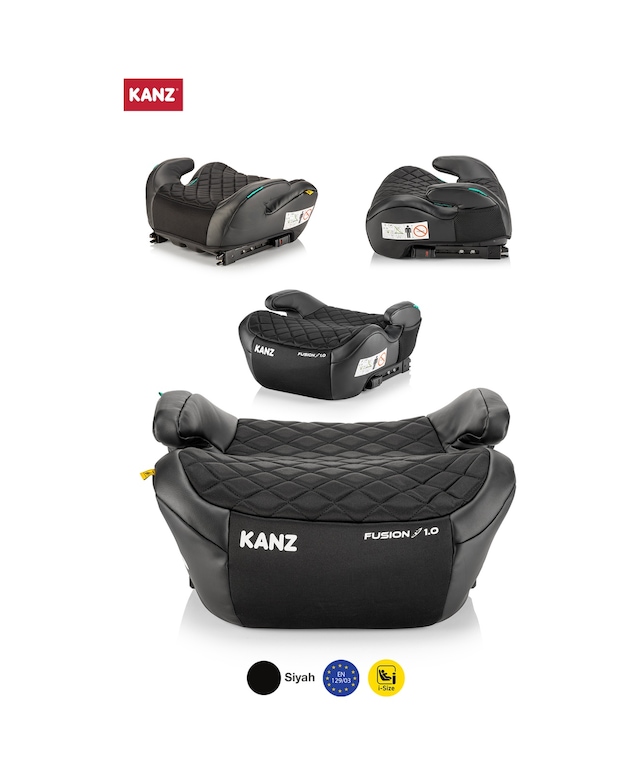 Kanz Fusion Emniyet Kemeri İle Kullanılabilen İsofixli Oto Koltuğu Yükselticisi