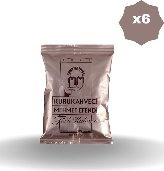 Mehmet Efendi Türk Kahvesi 100 Gr X 6 Adet