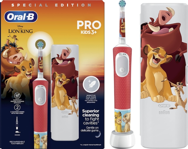 Oral-B Vitality Pro Lion King Özel Seri Çocuklar İçin Şarj Edilebilir Diş Fırçası