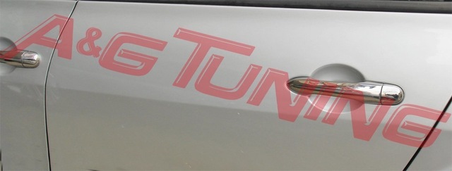 Renault Laguna 2 Krom Kapı Kolu Takımı 2003-2008 Paslanmaz Çelik N11.560