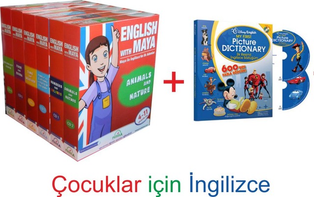 Cocuklar Icin Ingilizce Egitim Seti Kitap Hediyeli Fiyatlari Ve Ozellikleri