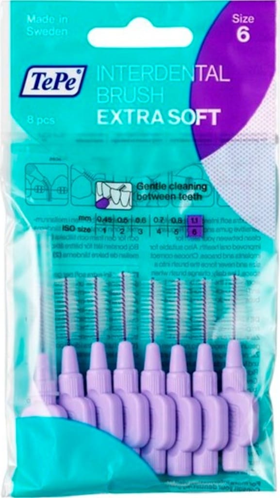 Tepe Extra Soft Arayüz Fırçası 8'li 1.1 MM