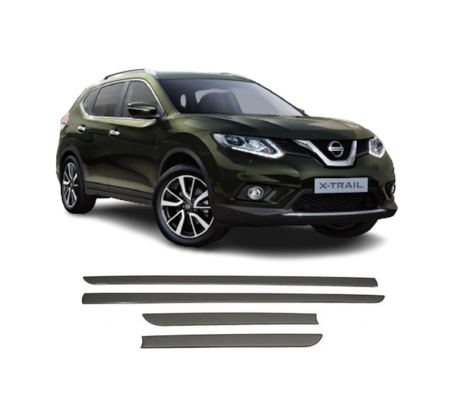 Agtuning Nissan X-Trail 3 Krom Yan Kapı Çıtası 2014 ve Üzeri Paslanmaz Çelik