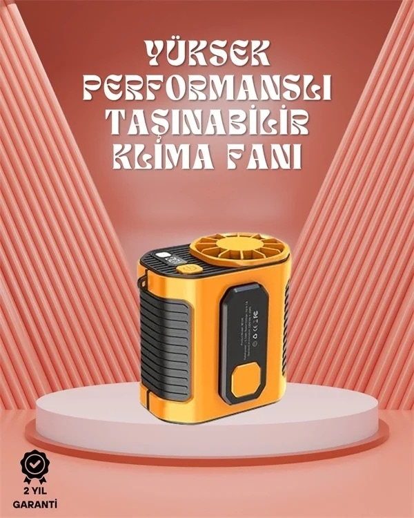 Ers Sessiz Turbo Fan Kamp, Spor, Ofis İçin Taşınabilir Mini Soğutucu