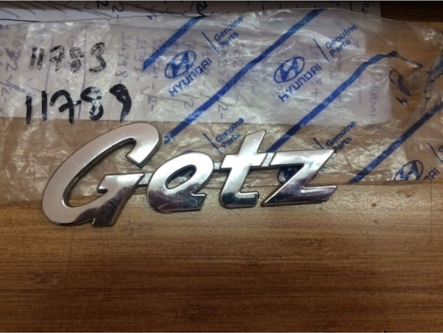 Hyundaı Getz Yazısı Amblem Getz 03-11 Getz Yazısı Nikelaj Bagaj