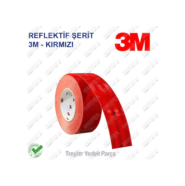 Reflektıf Serıt 3M Diamond Grade™ 983 Kırmızı 55Mm 50 Metre