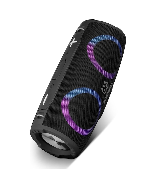 Powerway Boombox 30W Çift Bass Led Işıklı Bluetooth Hoparlör & Ses Bombası