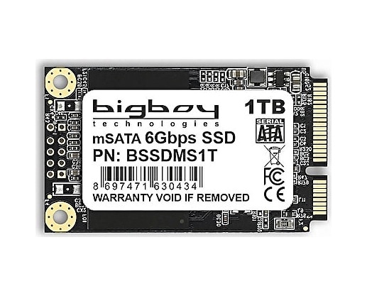 BigBoy mSATA 1TB SATA III 2.5" Okuma 550 MB/s Yazma 500 MB/s