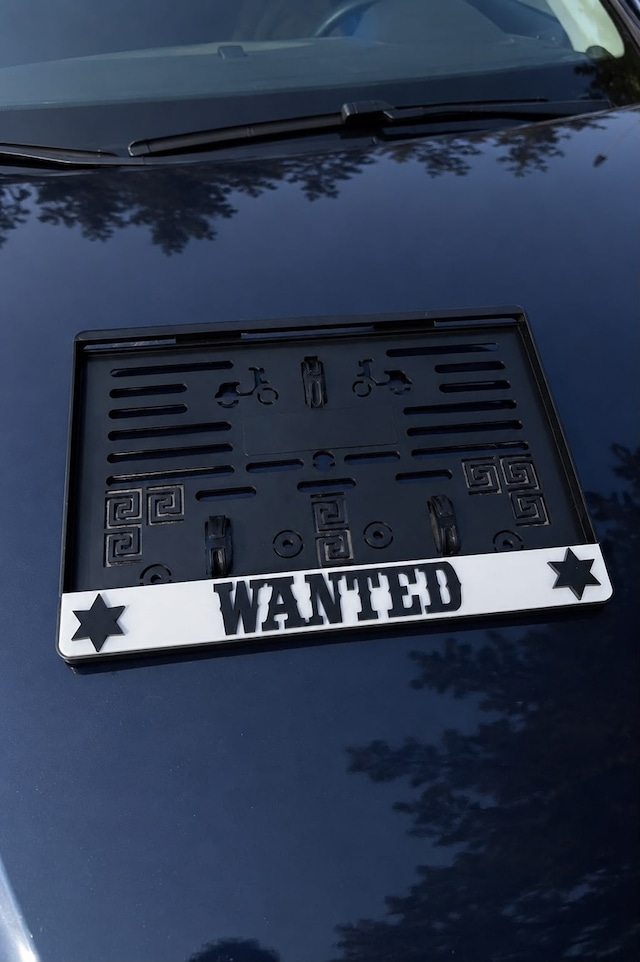 Wanted Motor Plakalık G004