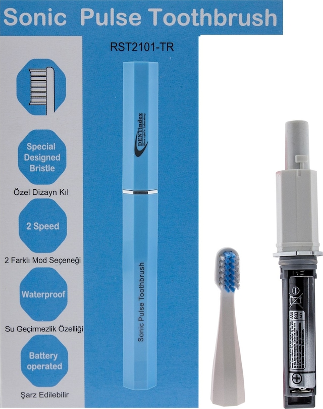 Dentindex Sonic RST2101-TR Pulse Diş Fırçası Mavi