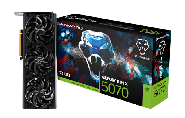 Gaınward Rtx5070 Python Iıı 12gb Gddr7 192bit Gaming Ekran Kartı
