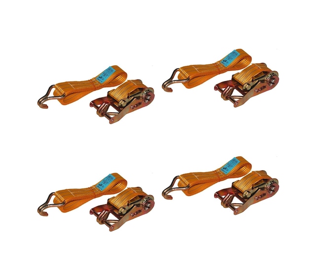 Safeset Sg-40 35mm 1,5 İnç Spanzet 6 Mt 1000-2000dan 8 Mm Çift J Kanca 1.1 Yük Gerdirme Halatı