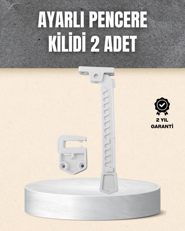 Tek Kolay Montajlı Pencere Açılma Sınırlayıcı 2 Li Set Najmaddin
