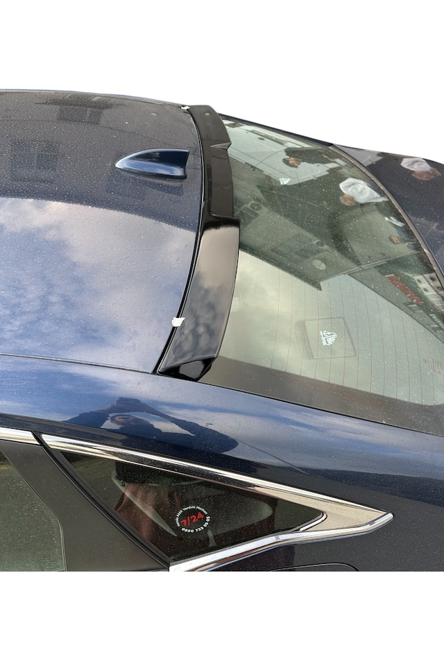 Honda Civic 2022+ Fe1 Cam Üstü Yarasa Spoiler İthal Abs Plastik Pianoblack