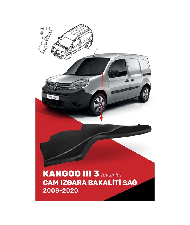 Cnd Kango Iıı 3 Cam Izgara Bakaliti Sağ - 8200439448r-