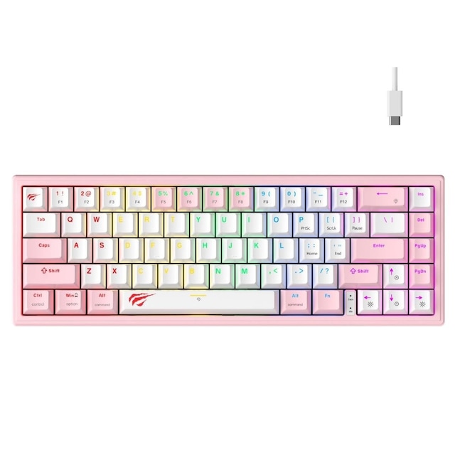 Havit Gamenote Kb874l Mekanik Red Switch Gaming %60 Klavye