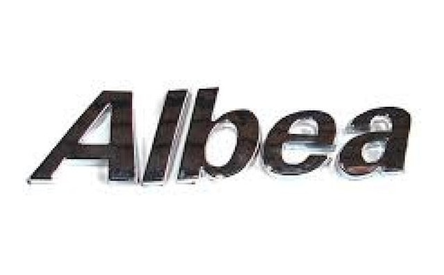 Bagaj - 207 - Yazı Fıat Albea - Smglobal - Ayrık Tip-krome