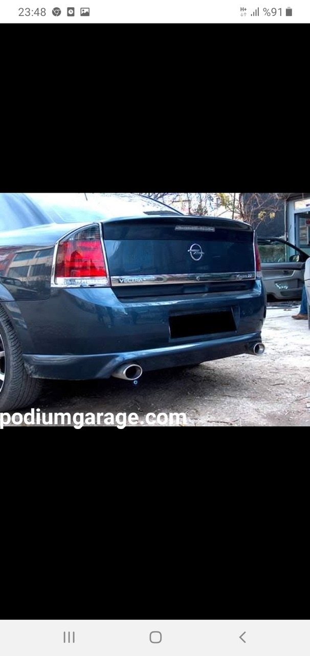 OPEL VECTRA C ARKA TAMPON EKİ