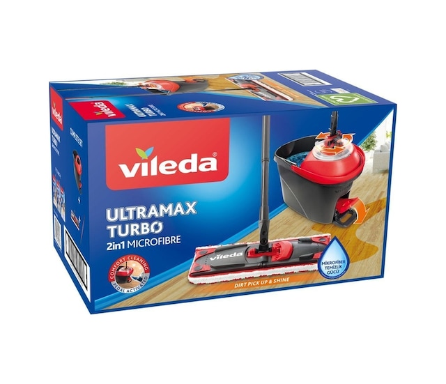 Vileda Ultramax Turbo Pedallı Temizlik Seti