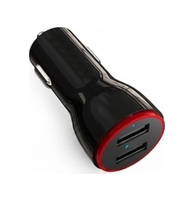 32w Hızlı Şarj Araç Çakmak Şarjı Aleti 2xusb-a Girişli Siyah