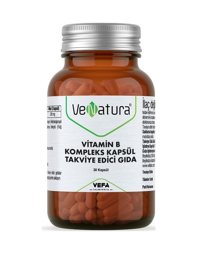 Venatura Vitamin B Kompleks 30 Kapsül