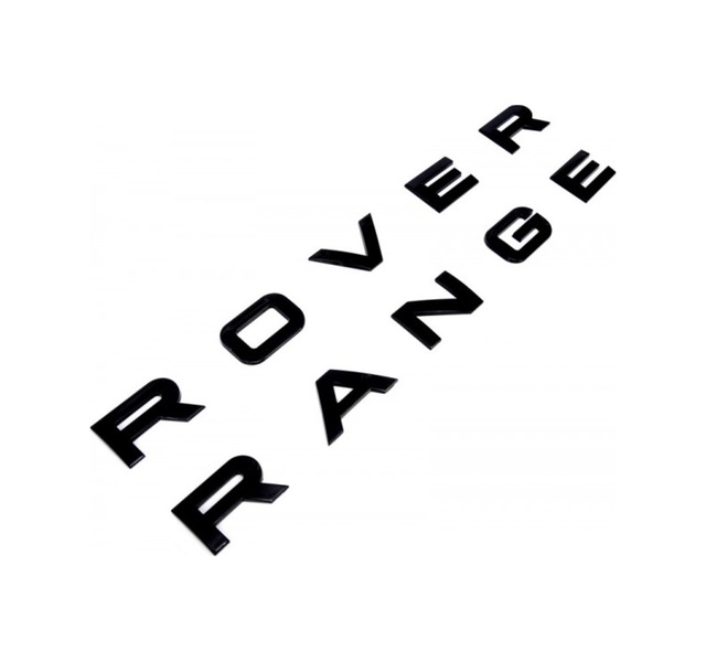 Range Rover Sport Kaput Ve Bagaj Yazısı Parlak Siyah Renk