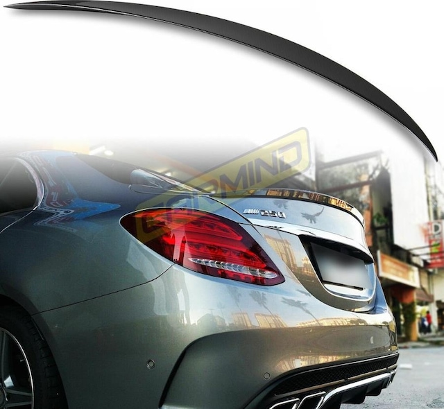 Mercedes C Serisi W205 Bagaj Üstü Piano Black Spoiler