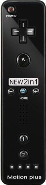 Wii 2 In 1 Remote + Nunchuk Controller Motion Plus