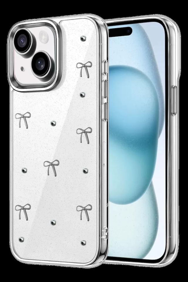 Apple İphone 14 Fiyonk Desenli Kapak - Desen 5