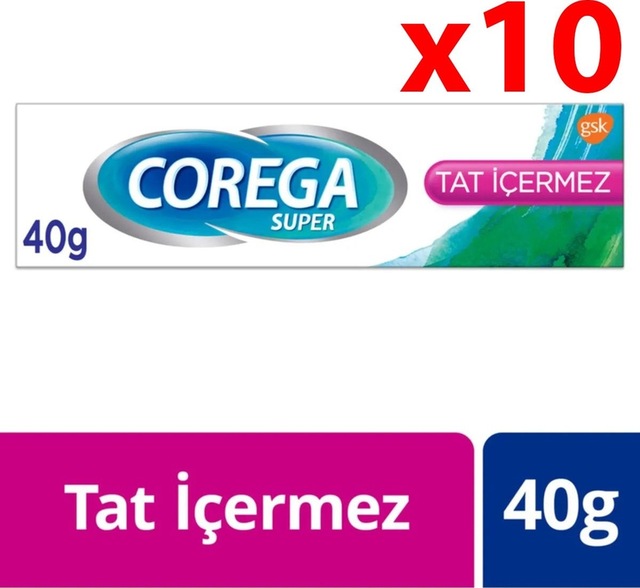 Tat Içermez Protez Yapıştırıcı Krem 40gr - 10 Adet