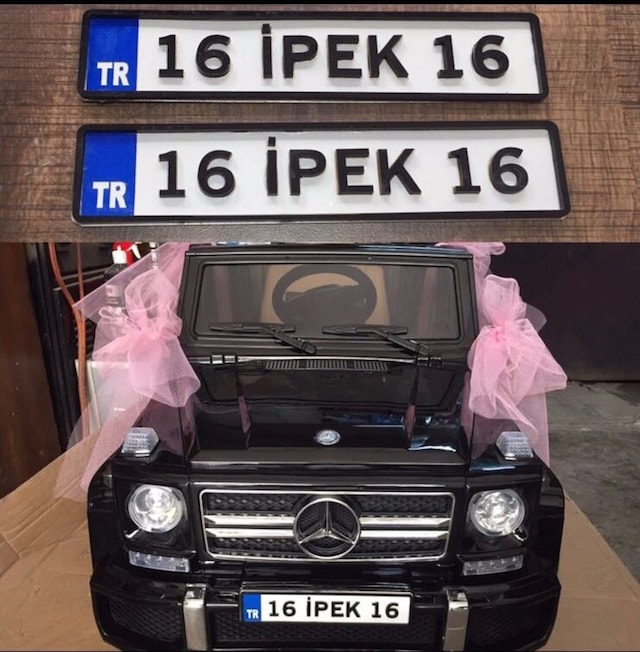 Akülü Araba Plakası 273899207