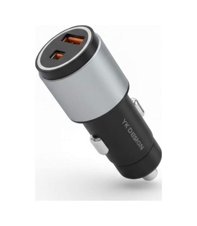 Buffer Araç İçi Çakmaklığa Takılantype-c Ve Usb Girişli 2 Portlu Hızlı Şarj Adaptörü