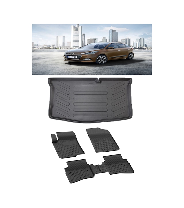 Sahler Hyundai İ20 2015-2020 4.5d Paspas 3d Rizline Bagaj Havuzu