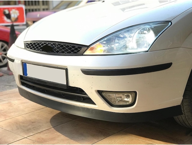 Ford Focus 1 Uyumlu Body Kit Ön Tampon Eki Kırılmaz Yumuşak Lip Mat Siyah