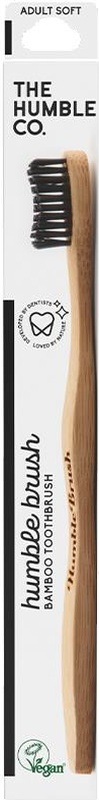 Humble Brush Adult Soft Bambu Diş Fırçası Siyah
