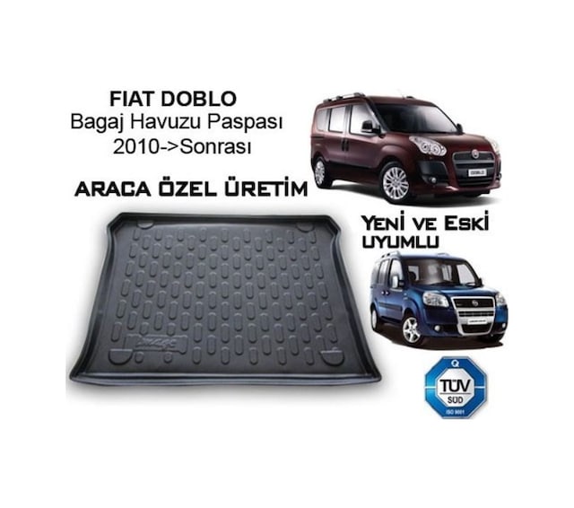 Fiat Doblo 5 Koltuk Koltuklu Van 2010 2020 Bagaj Havuzu