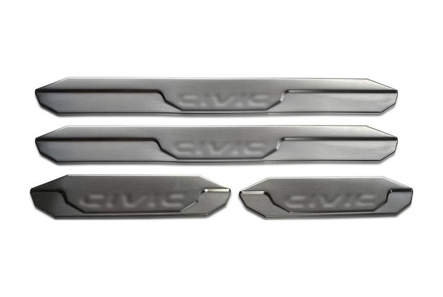 Honda Civic Fb7 Krom Kapı Eşiği 4 Parça Taşlı 2012-2016 Arası