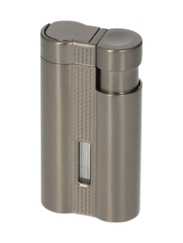 Parmida 3 Torch Pürmüz Gunmetal Metal Puro Çakmağı - Tr9213