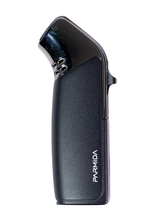 Parmida 3 Torch Pürmüz Siyah Metal Puro Çakmağı - Tr9202