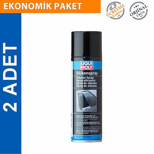 Liqui Moly Silikon Sprey 300 Ml Silicon Spray 2 Adet 3310